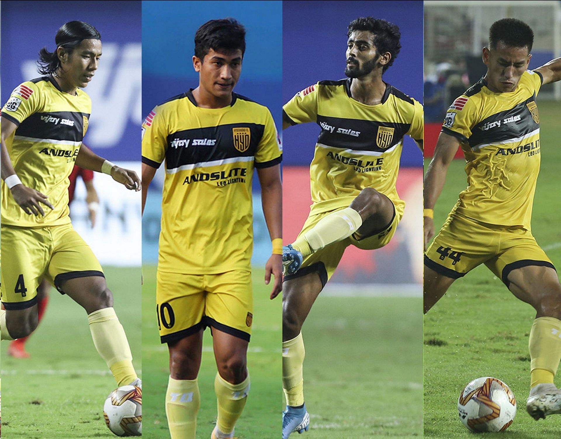 From left to right: The likes of Chinglensana, Yasir, Akash and Asish are touted as the future stars of Indian football. Image - HFC