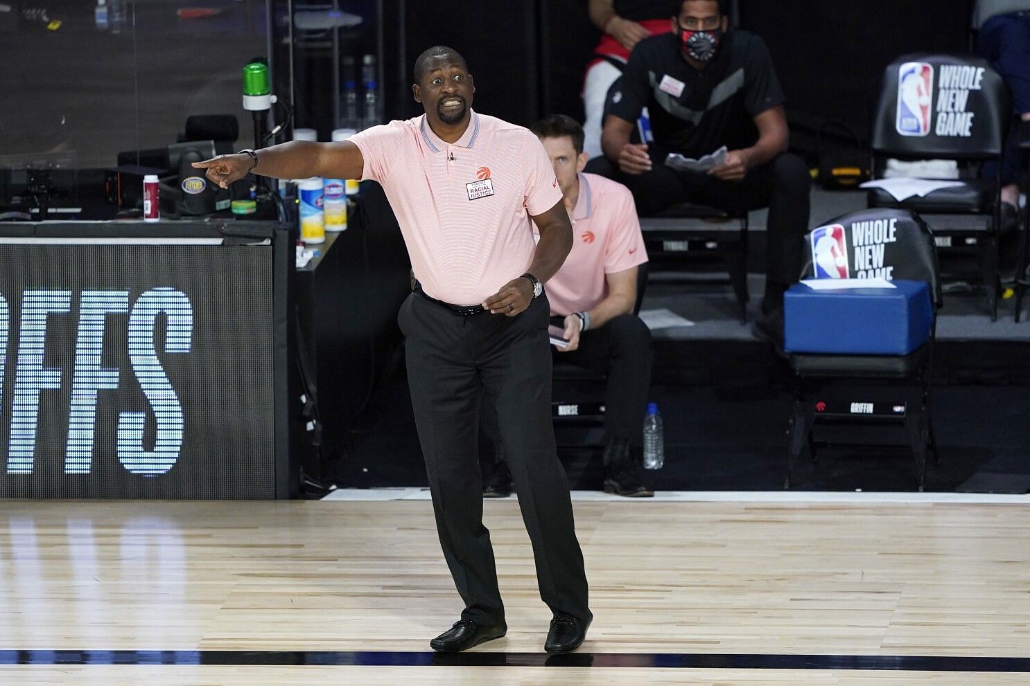 Toronto Raptors assistant coach Adrian Griffin [Source: LA Times]