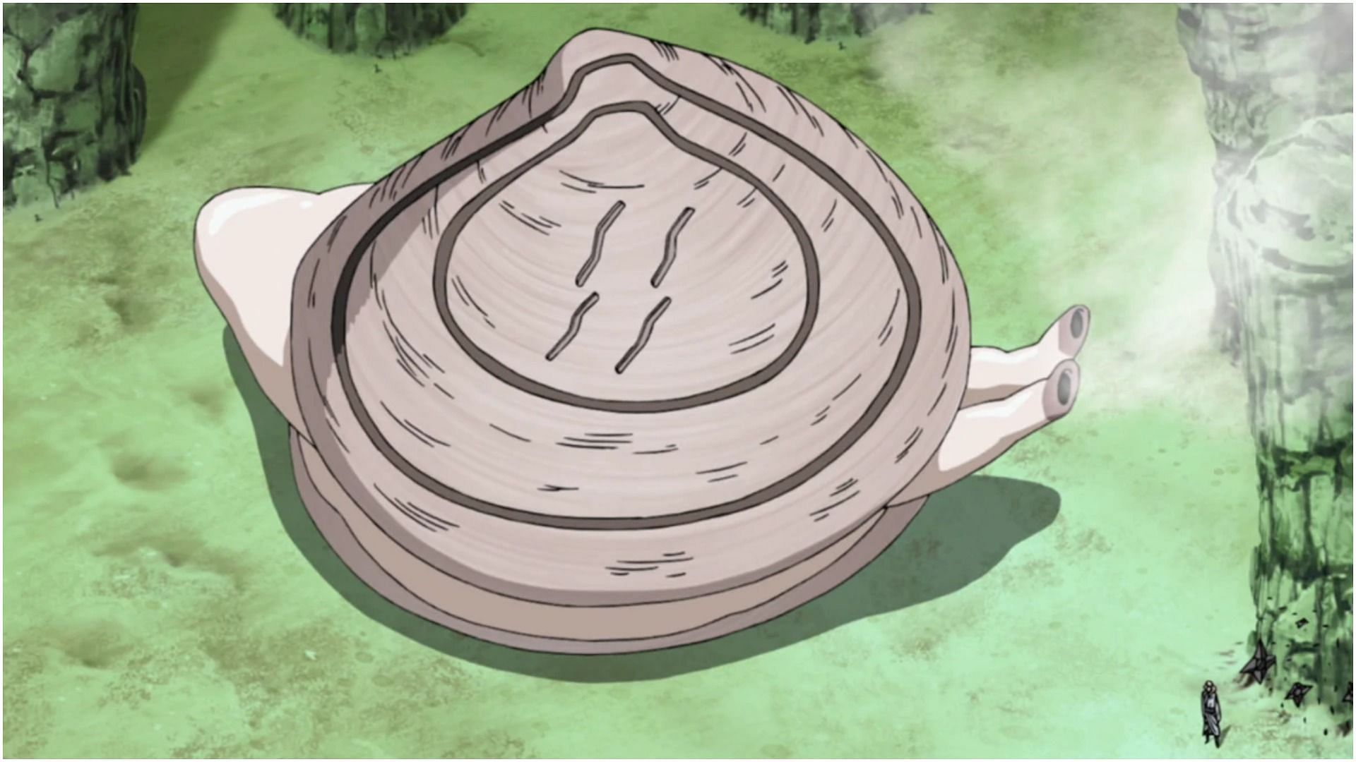 Giant Clam as seen in the anime (Image via Studio Pierrot)