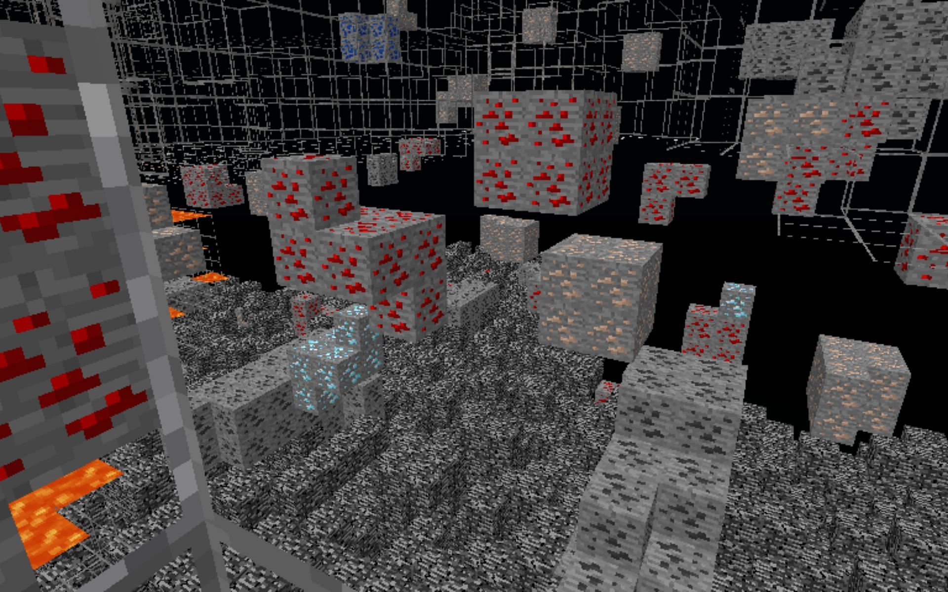 X-ray vision in Minecraft Java Edition (Image via CurseForge)