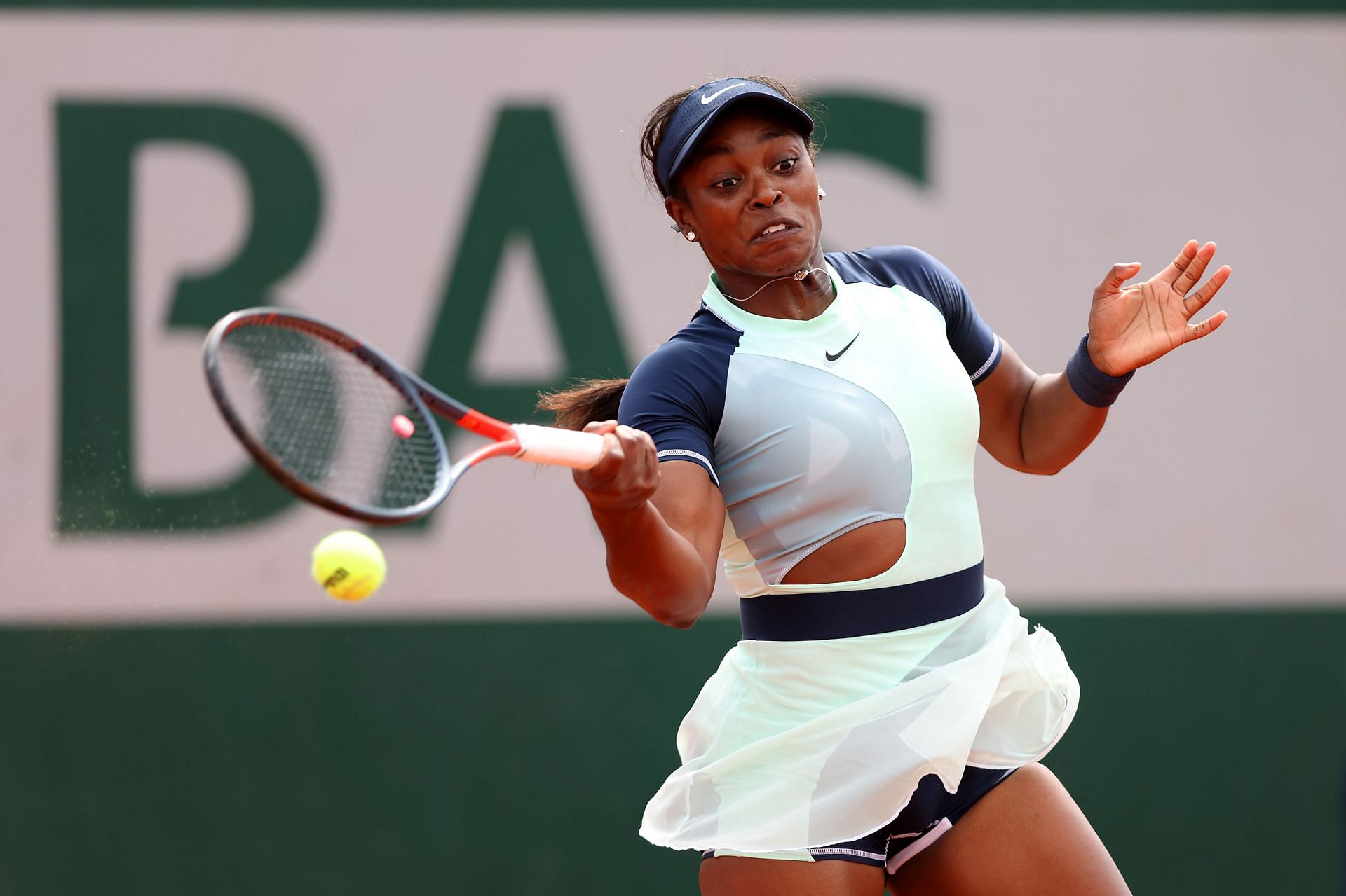 Sloane Stephens at the 2022 French Open