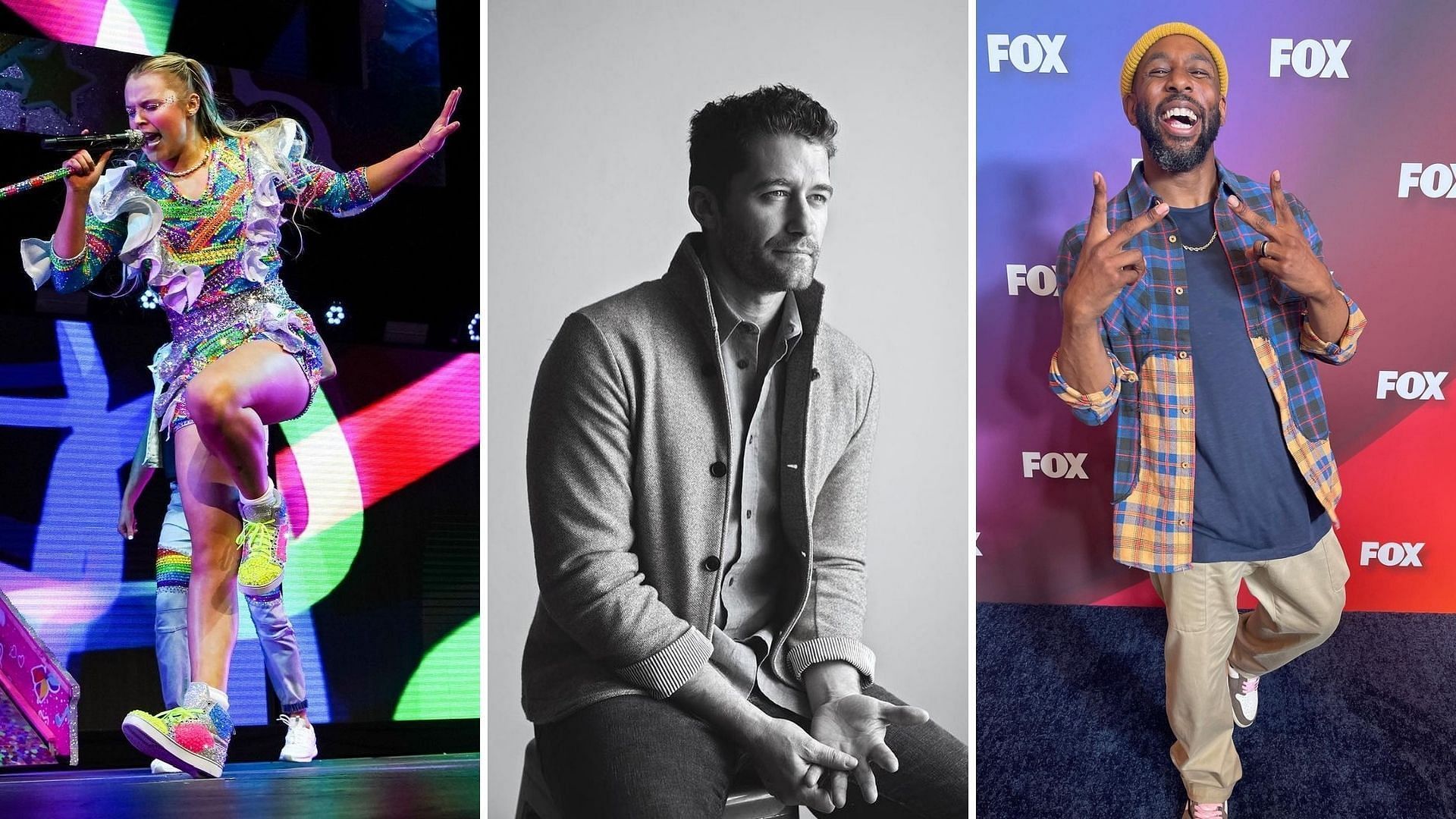 Three new judges will make their debut on the Season 17 premiere of So You Think You Can Dance (Image via Instagram/itsjojosiwa,matthewmorrison,sir_twitch_alot)