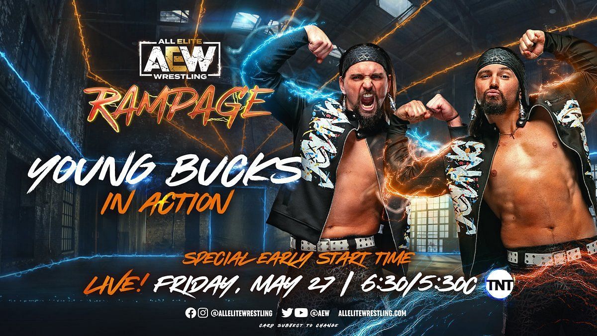 The Young Bucks will be in action this Friday night