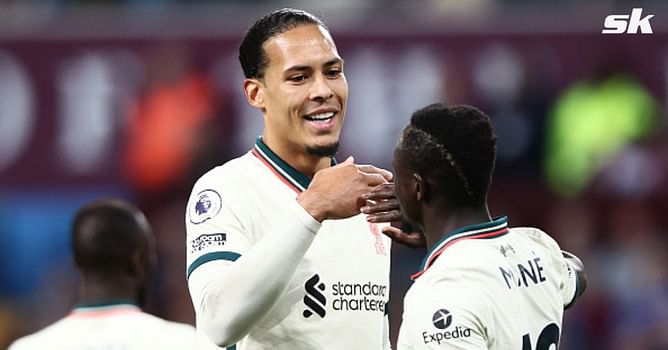 Liverpool star Virgil van Dijk responds on Twitter to Squawka's rating for him in the Aston Villa clash