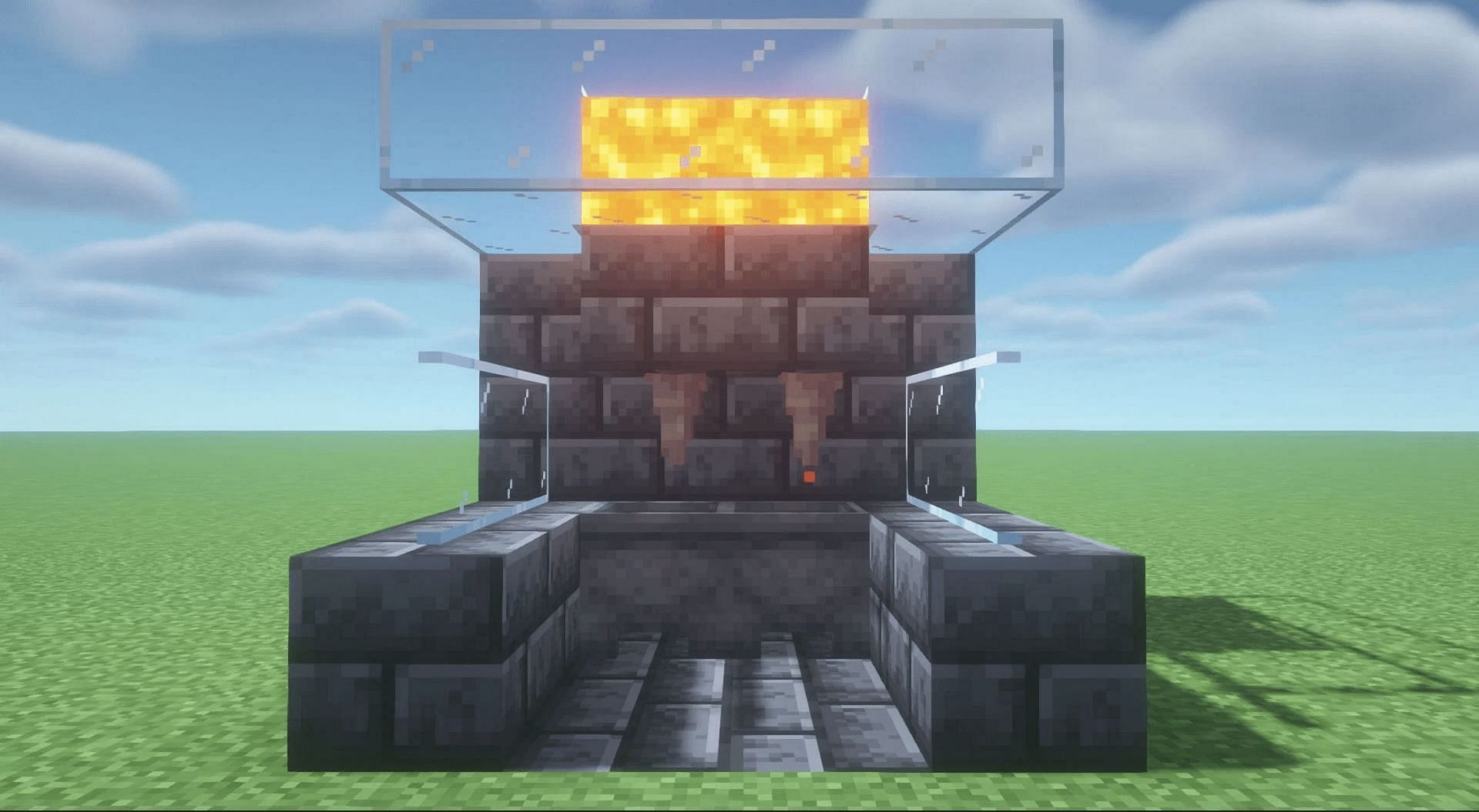 Dripstone easily allows for infinite lava harvesting combined with a cauldron (Image via Mojang)