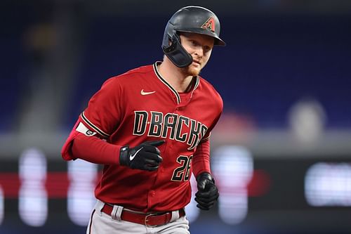 Arizona Diamondbacks Pavin Smith silenced Miami Marlins fans in the bottom of the ninth with a two-run shot Enter caption