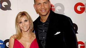 Alex Rodriguez attends the Miami Heat vs. Philadelphia 76ers playoff game with his ex-wife Cynthia Curtis and elder daughter Natasha