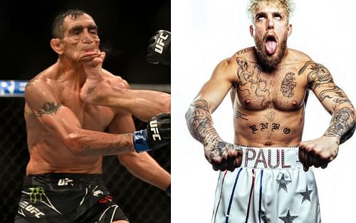 Tony Ferguson (left) and Jake Paul [Image Courtesy: @ufcbtsport and @mostvaluablepromotions on Instagram]