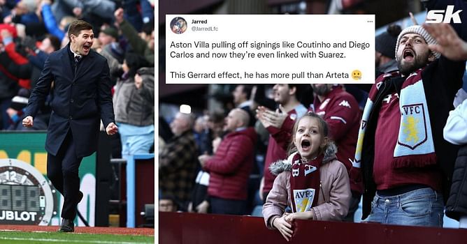 “He has more pull than Arteta”, “top quality business” – Fans salute Steven Gerrard as Aston Villa secure another commendable signing