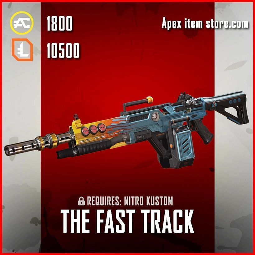 This ultra-cool Devotion skin is also ultra-rare in Apex Legends (Image via apexitemstore.com)