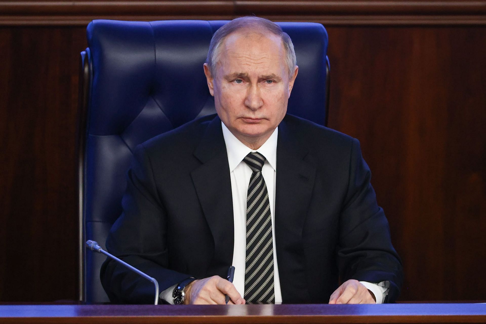 Vladimir Putin (Image via Mikhail Tereshchenko/TASS/Getty Images)