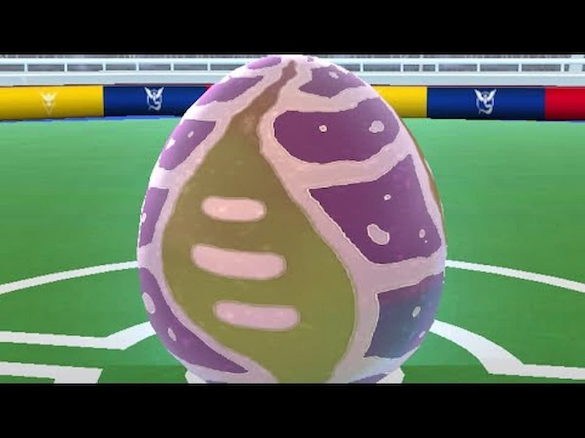 This is what a current Six-Star Raid egg looks like (Image via Niantic)
