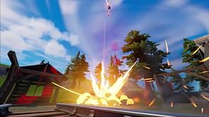 How to call in an Air Strike at The Collider or The Fortress in Fortnite Chapter 3