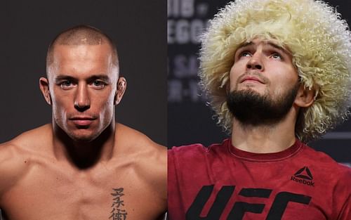 Georges St-Pierre (left - Image credit: UFC.com), Khabib Nurmagomedov (right - Image credit: UFC.com)