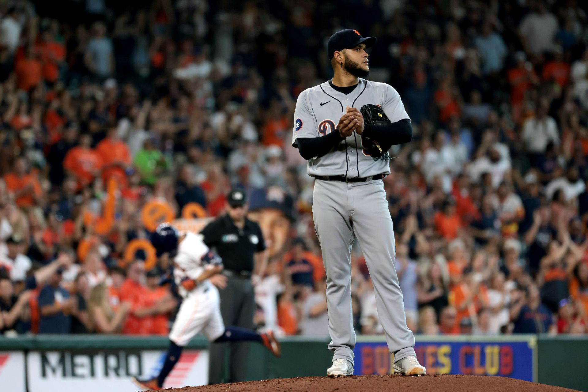 Detroit Tigers SP Eduardo Rodriguez got rocked in the first inning of Wednesday&#039;s game against the Tampa Bay Rays.