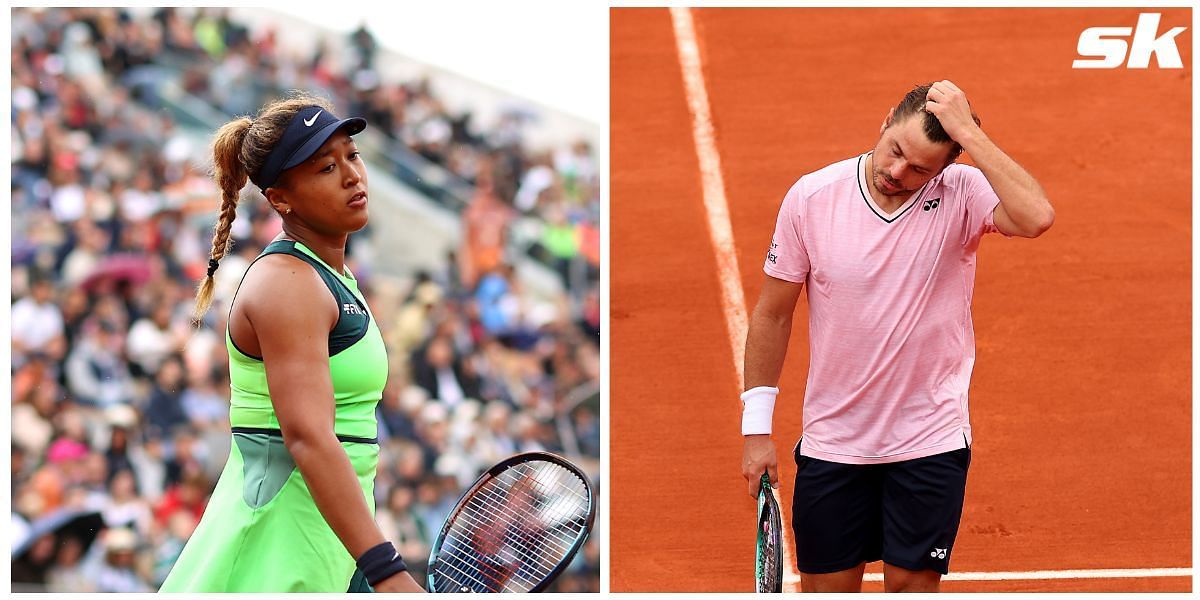 Naomi Osaka and Stan Wawrinka were two high-profile casualties on Day 2 at the French Open