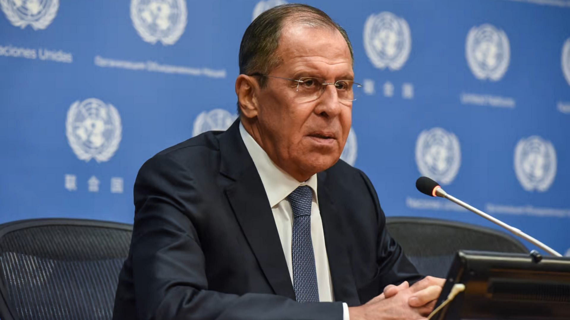 Sergey Lavrov was initially named Sergey Kalantaryan, but he later changed it in favor of Lavrova, his Russian mother&rsquo;s surname (Image via Getty Images/Stephanie Keith)