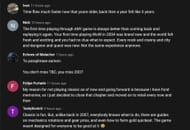 Fans reacting to the streamer's take (Images via AsmongoldClips/YouTube)