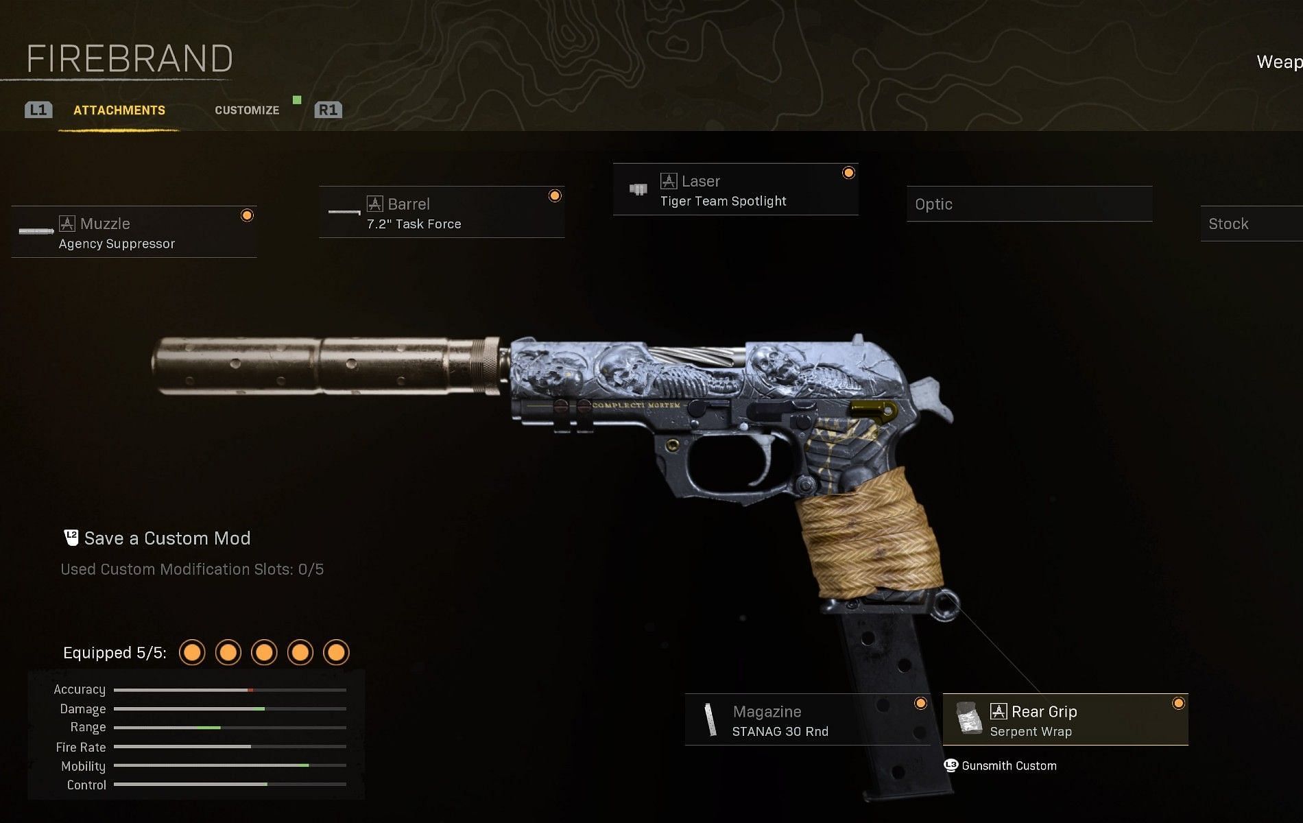 This sidearm is great for quick eliminations up close (Image via Activision)