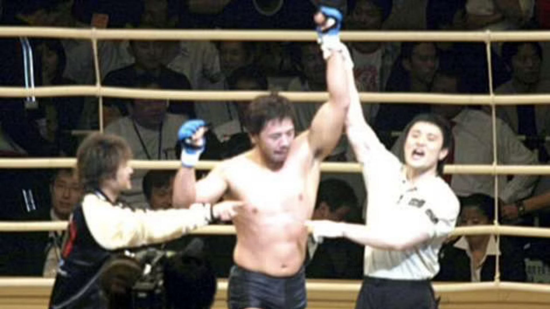 Shinsuke Nakamura during his time as a Martial Artist