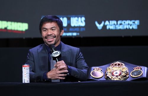 Yordenis Ugás v Manny Pacquiao - News Conference [Courtesy of Getty]