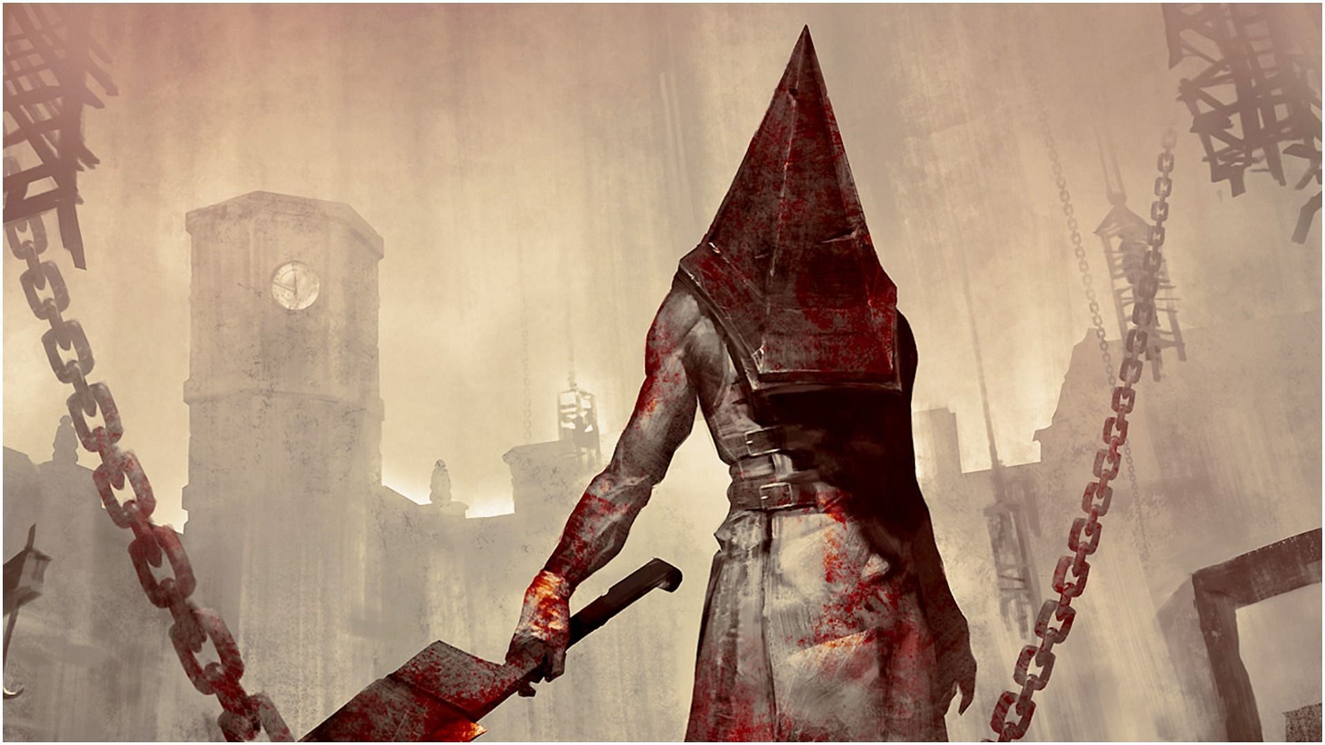 The Infamous Pyramid Head (Image via Konami)