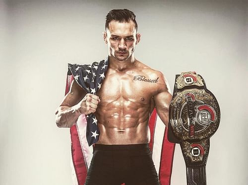 Former Bellator champion Michael Chandler [Image via @mikechandlermma on Instagram]