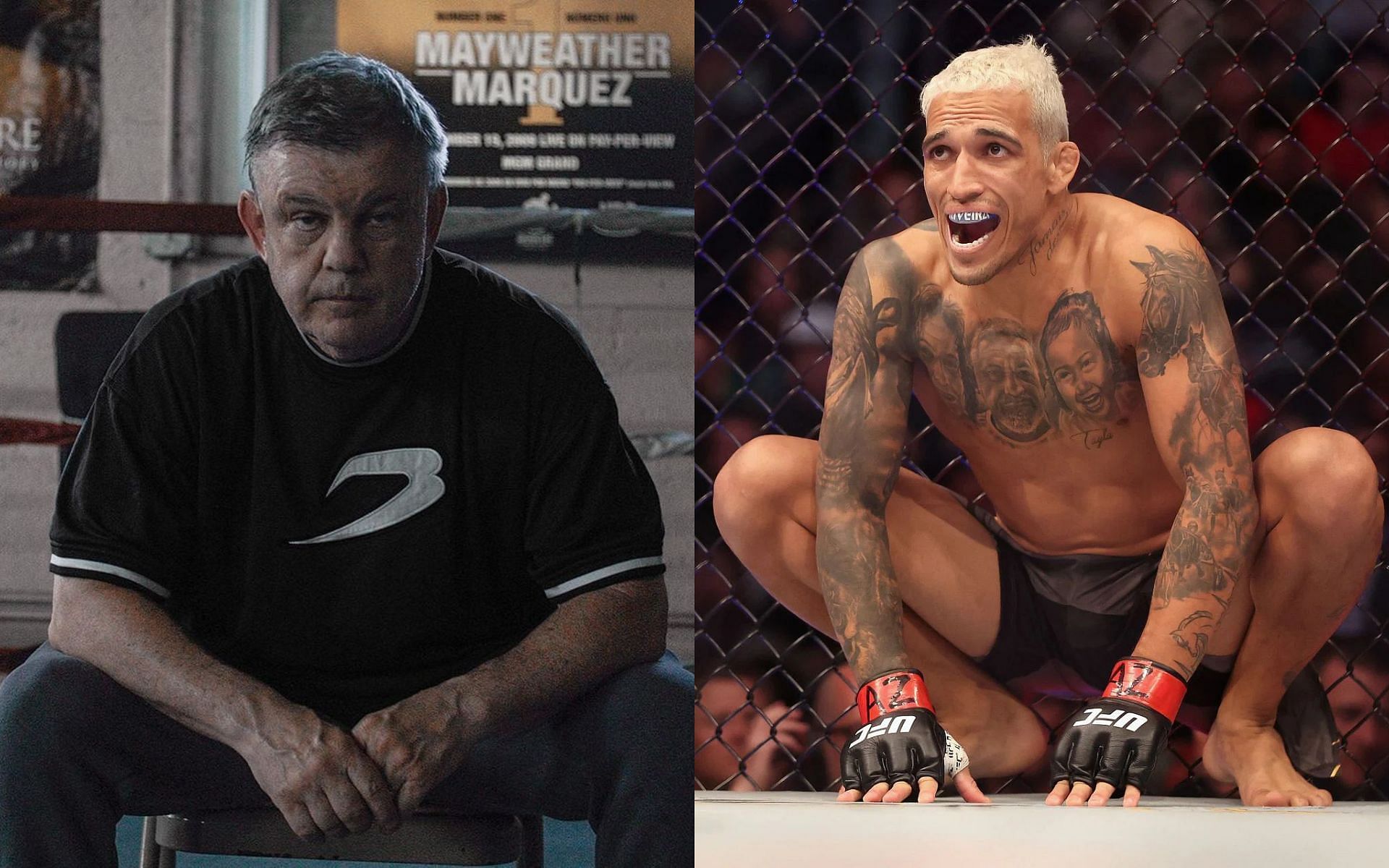 Teddy Atlas (Left) and Charles Oliveira (Right) (Images courtesy of @teddy_atlas Instagram and Getty)