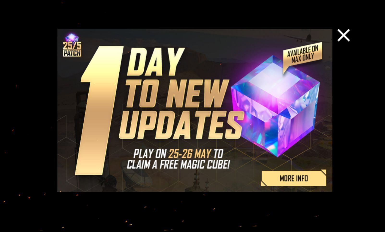 The update will launch on 25 May (Image via Garena)