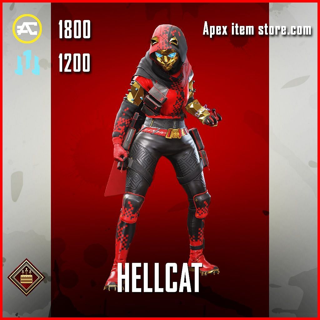 Hellcat is a cute looking cat skin for Wraith (Image via apexitemstore.com)
