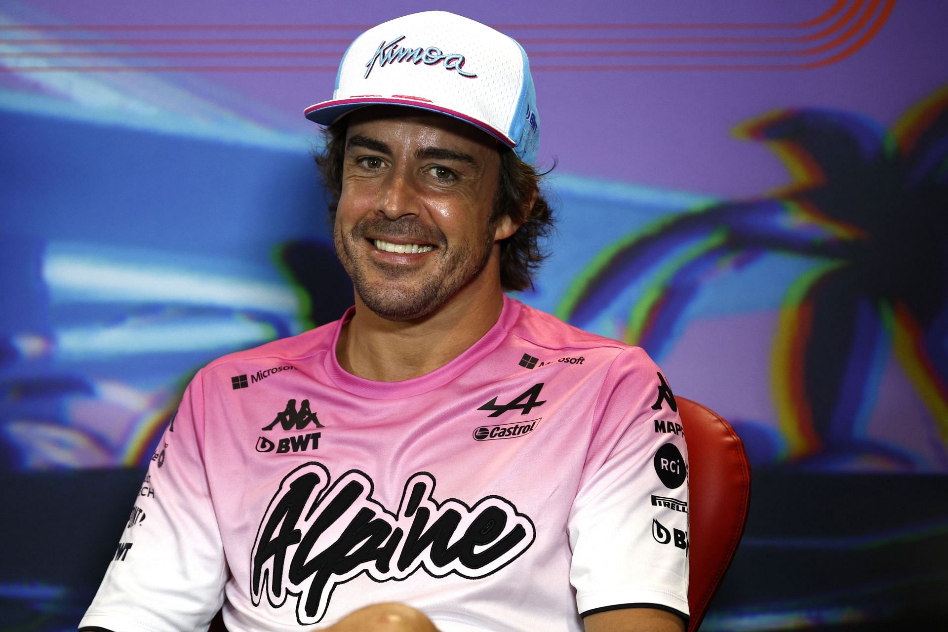 Fernando Alonso had a rather clumsy race in Miami