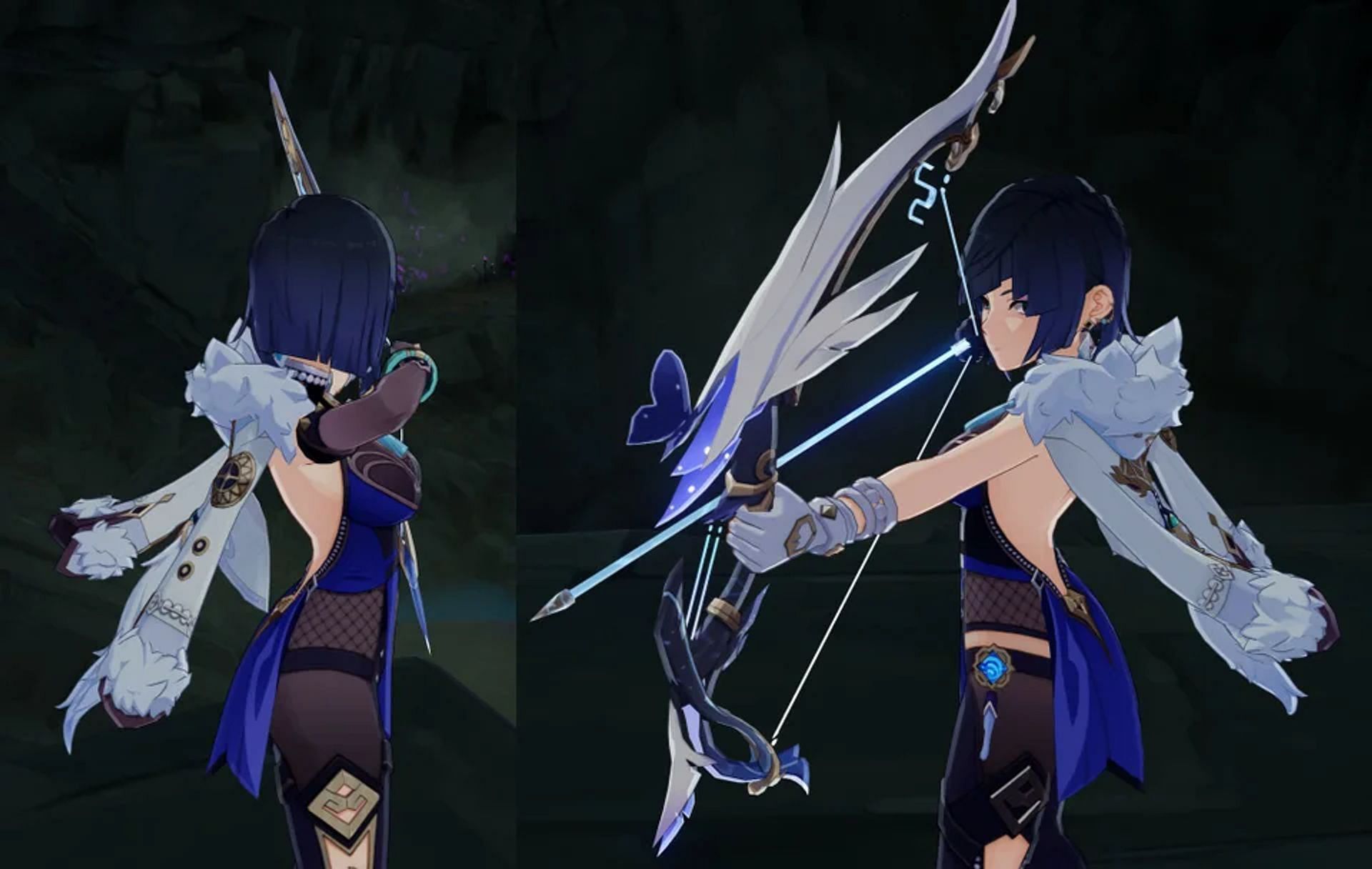 Yelan can use some powerful bows in Genshin Impact (Image via Genshin Impact)