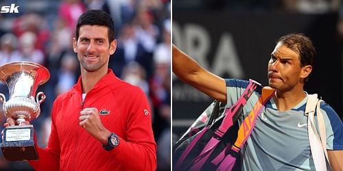 Novak Djokovic and Rafael Nadal.