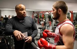 "You deserve everything you have Champion" - Khabib Nurmagomedov shares memories with Daniel Cormier after latter's Hall of Fame announcement