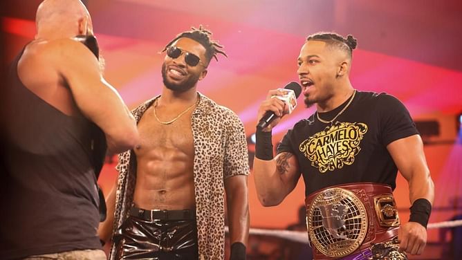Carmelo Hayes on which WWE Hall of Famers have helped him in NXT