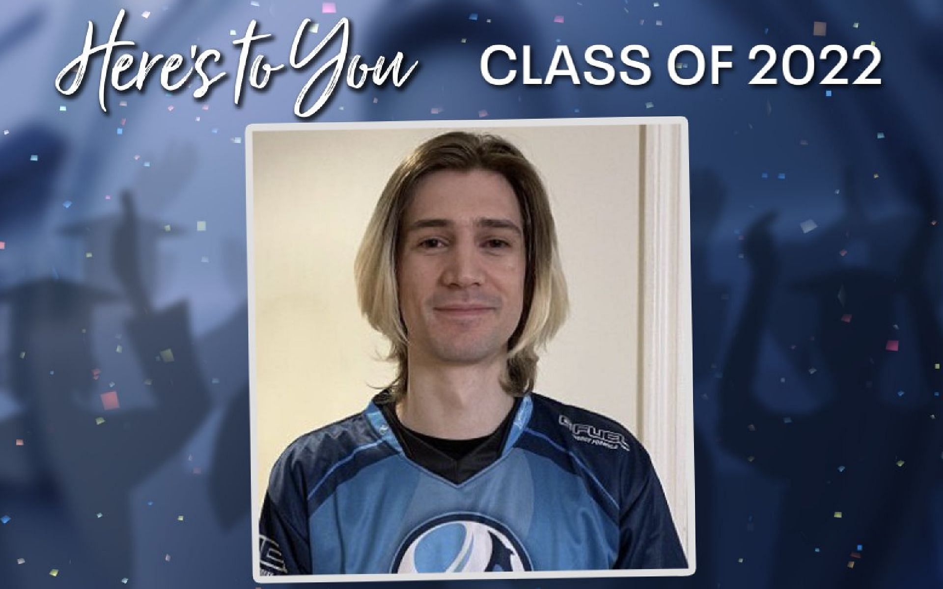 xQc gets a graduation shout-out on Twitter, sending fans into a frenzy (Image via Clarice Tinsley/Twitter)