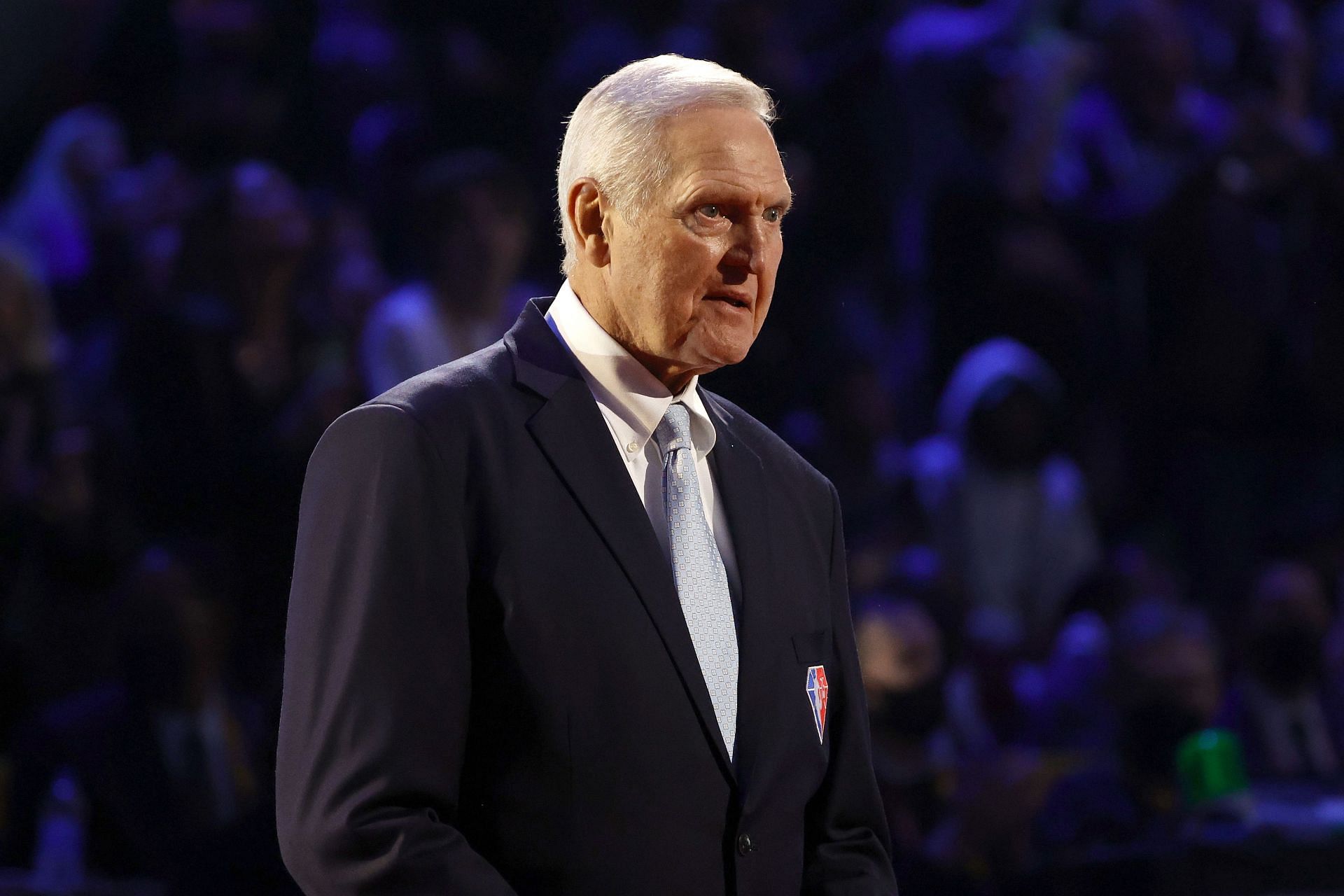 Jerry West at the 2022 NBA All-Star Game