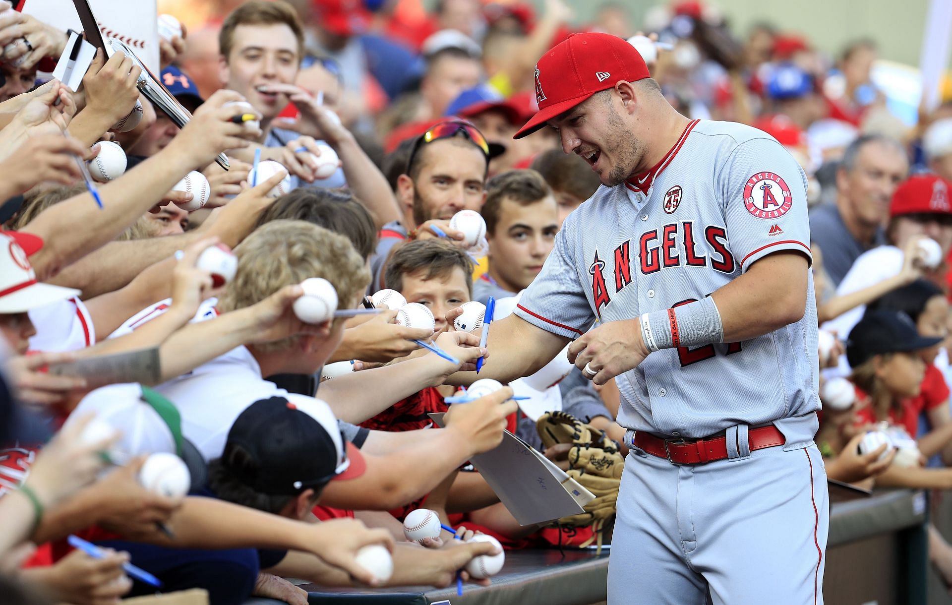 Trout won his most recent MVP award in 2019.