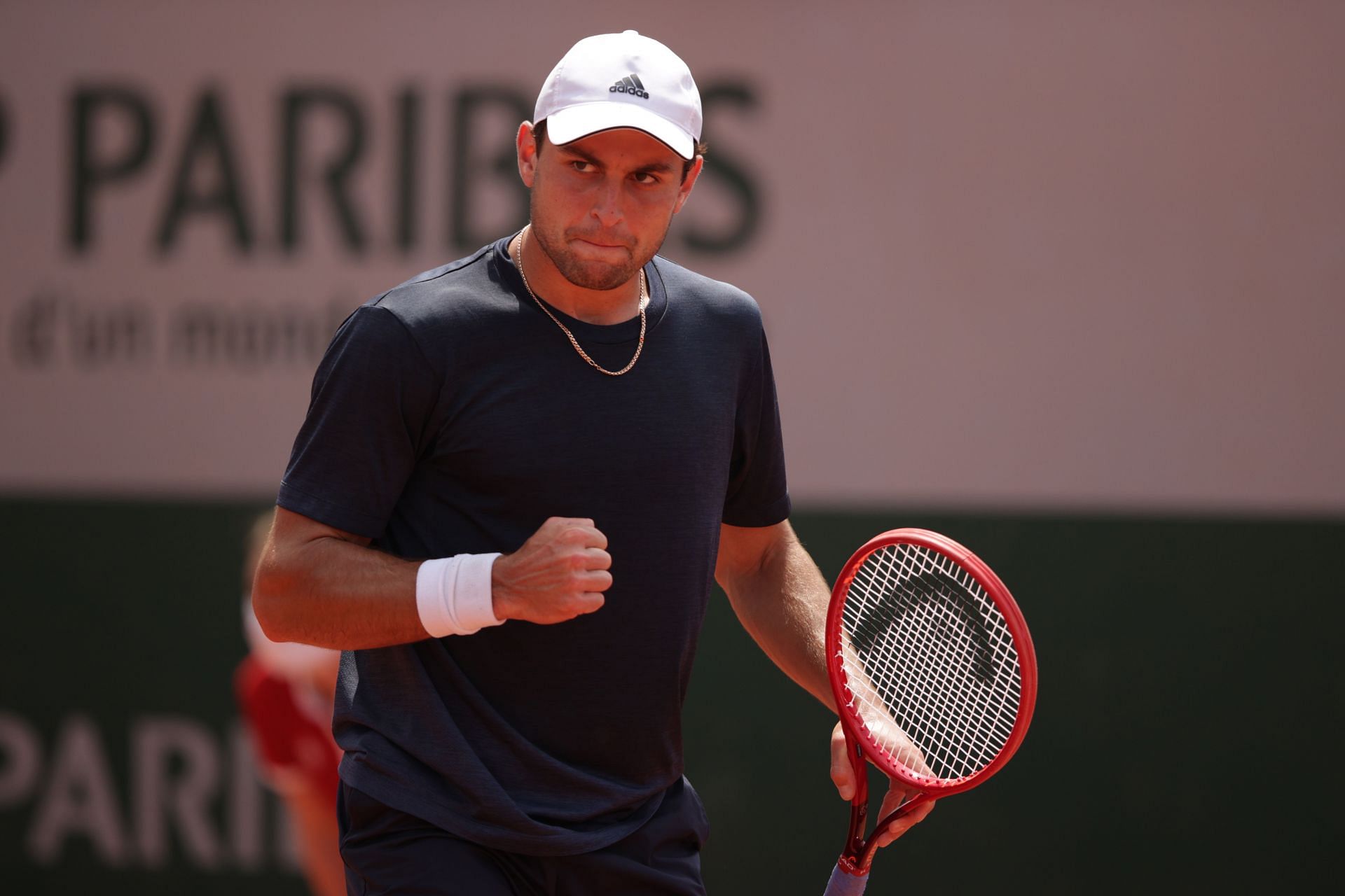 Aslan Karatsev at the 2021 French Open - Day Five