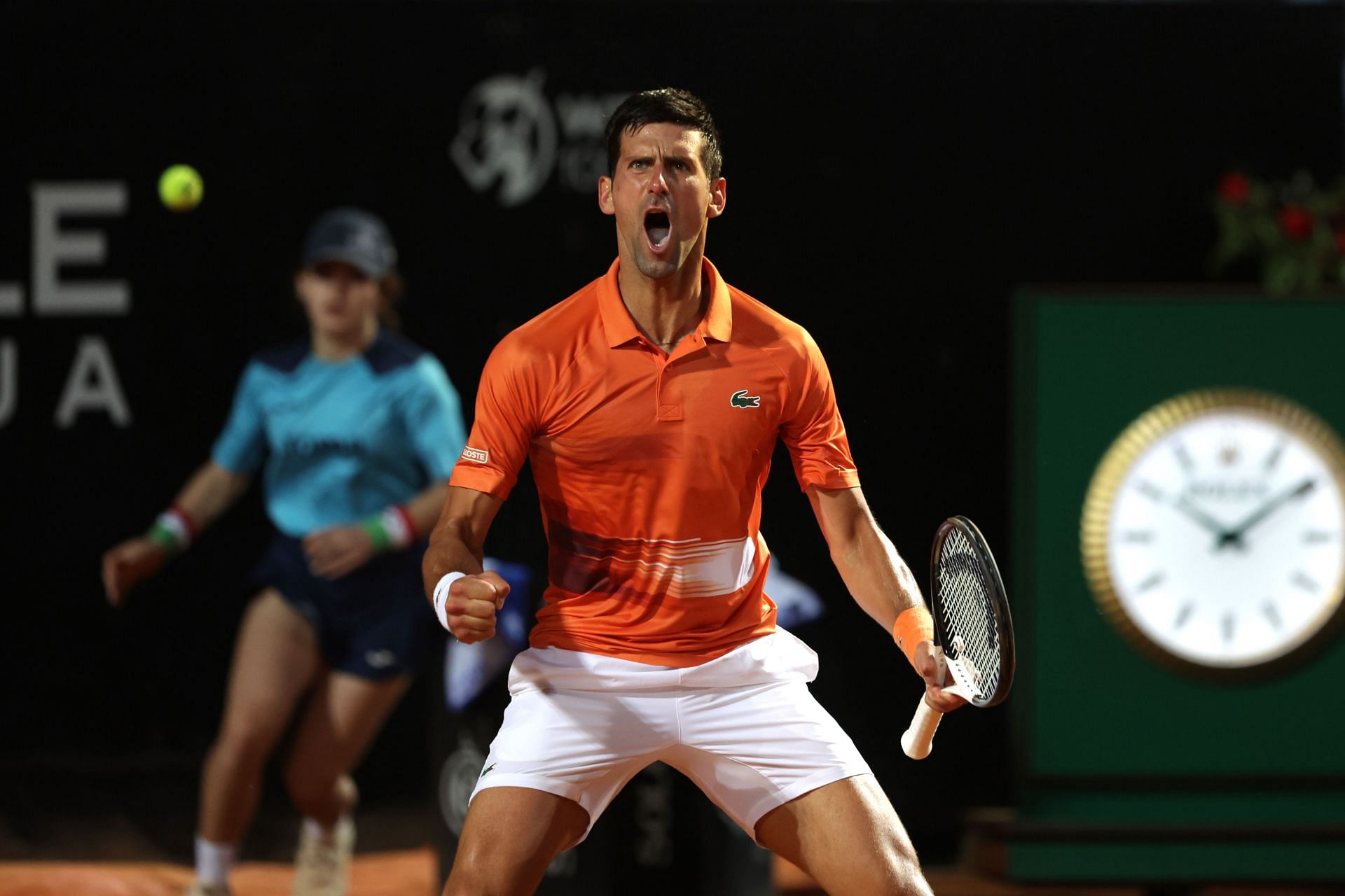 Novak Djokovic at the 2022 Internazionali BNL D&#039;Italia 2022 - Day Seven