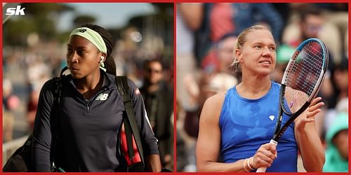 Eighteenth seed Gauff (L) vs Kanepi