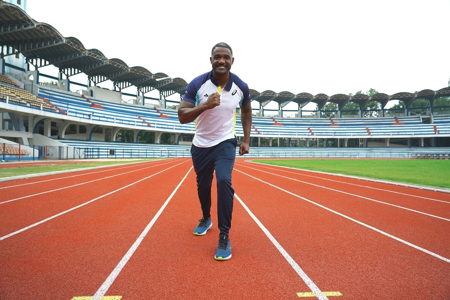 American sprint legend Justin Gatlin in Bengaluru ahead of the TCS World 10K.