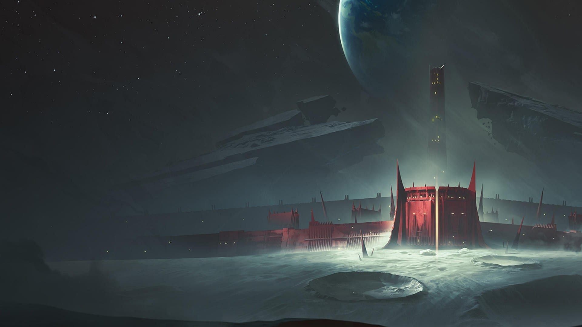 The Scarlet Keep on the Moon (Image via Bungie)