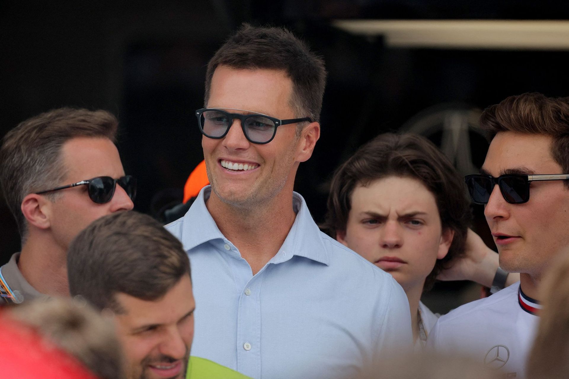 Tom Brady attends Miami Grand Prix