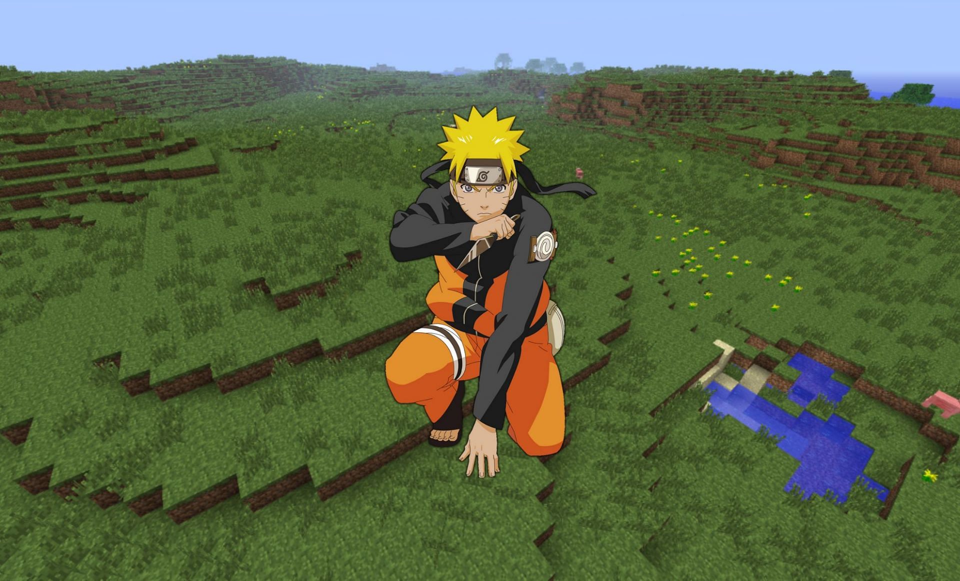 Anime in Minecraft (Image via Minecraft Wiki, Naruto)