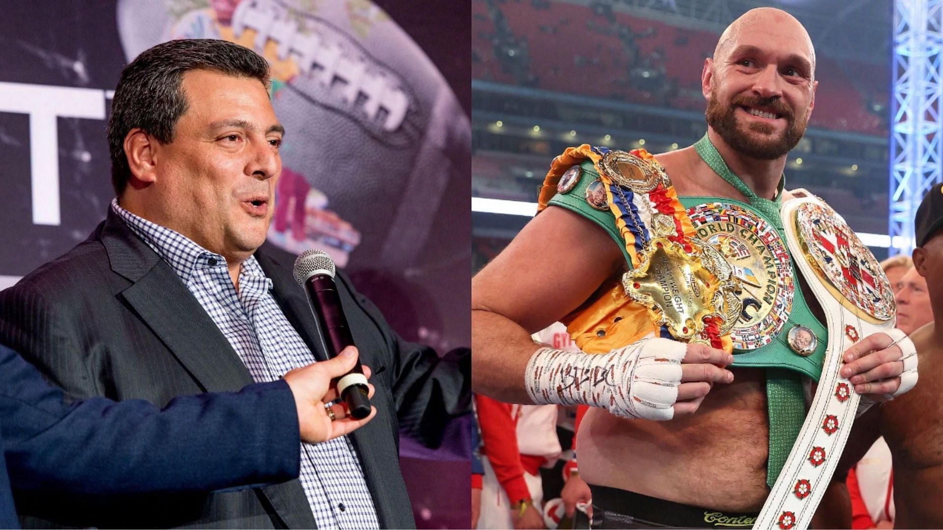 Mauricio Sulaiman (left), Tyson Fury (right) [Images courtesy of Getty]