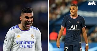 “May he do very well except when he plays against Real Madrid” – Casemiro sends message to Kylian Mbappe after decision to stay with PSG