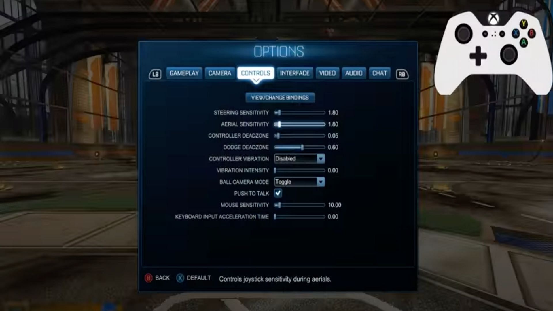 Rocket league ps4 best on sale controls