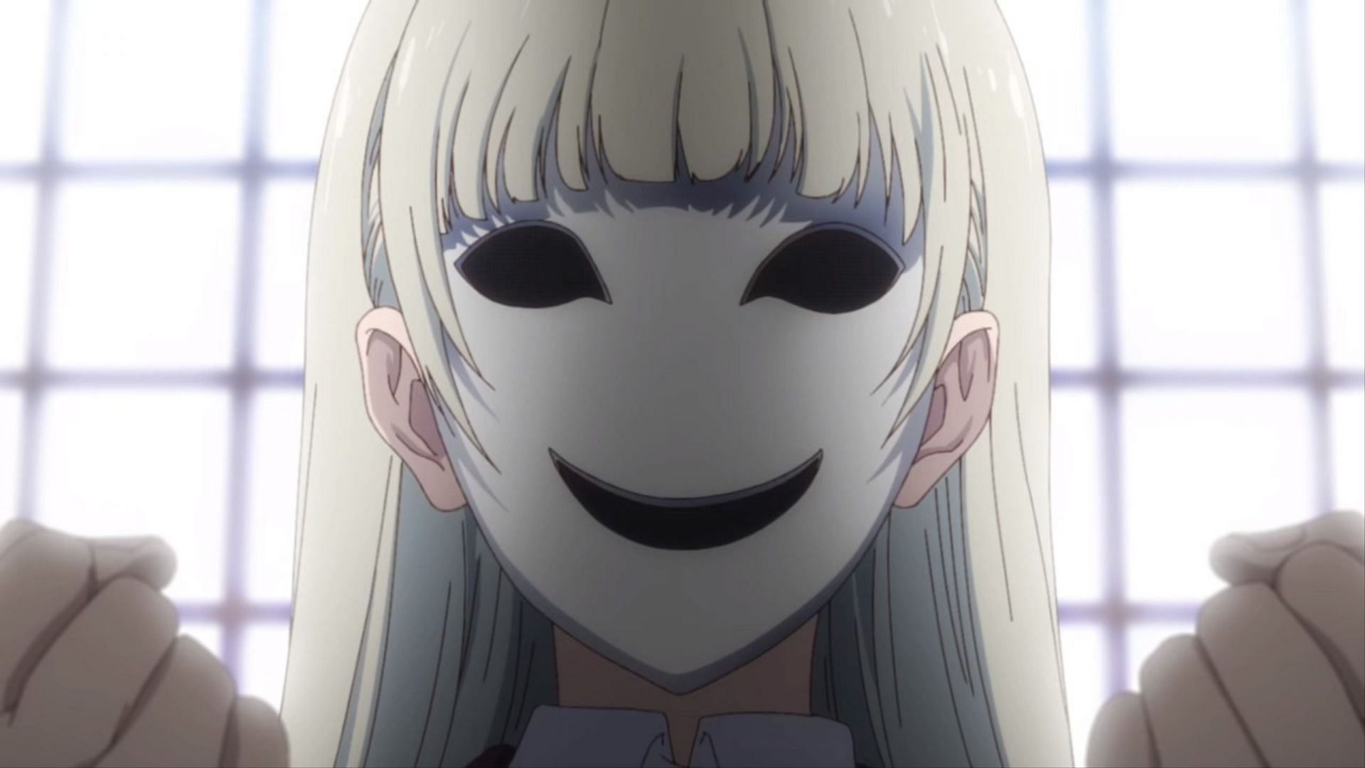 Ririka is often seen with this mask on (Image via MAPPA)