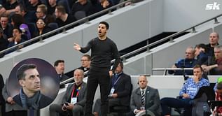 "It almost shapes his career" - Gary Neville explains why the top four race is a 'big moment' in Arsenal boss Mikel Arteta's managerial run